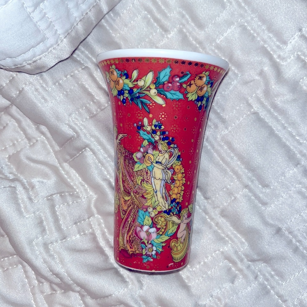 Versace porcelain vase